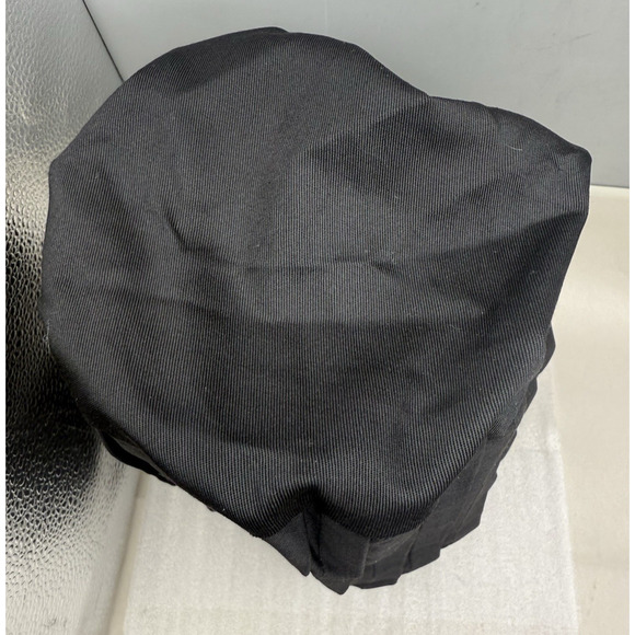 Tall Chef Hat in Black 12 inch Long 1 piece UNUSED - Picture 6 of 9